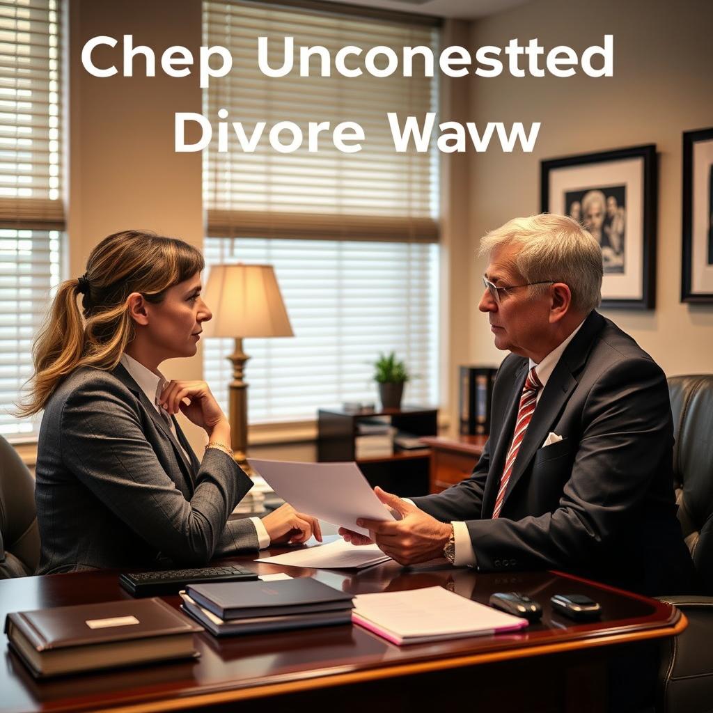 Cheap Uncontested Divorce Lawyer Fairfax County, VA